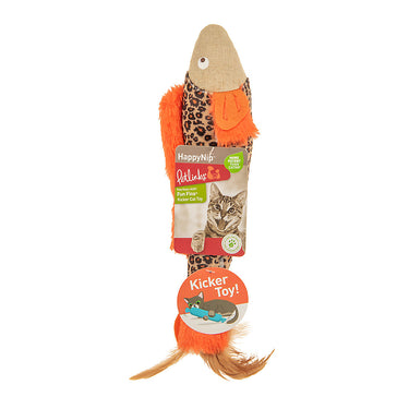 Petlinks® Happy Nip™ Fun Fins™ Kicker Cat Toy - Silvervine, Catnip, Crinkle